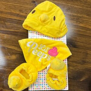 Yellow Peeps Baby Chick Costume Set NWT